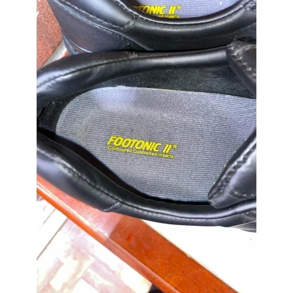 EVA-TECH Footonic II Ultra Walkabout‎ black Oxford Leather shoes Size 9.5E